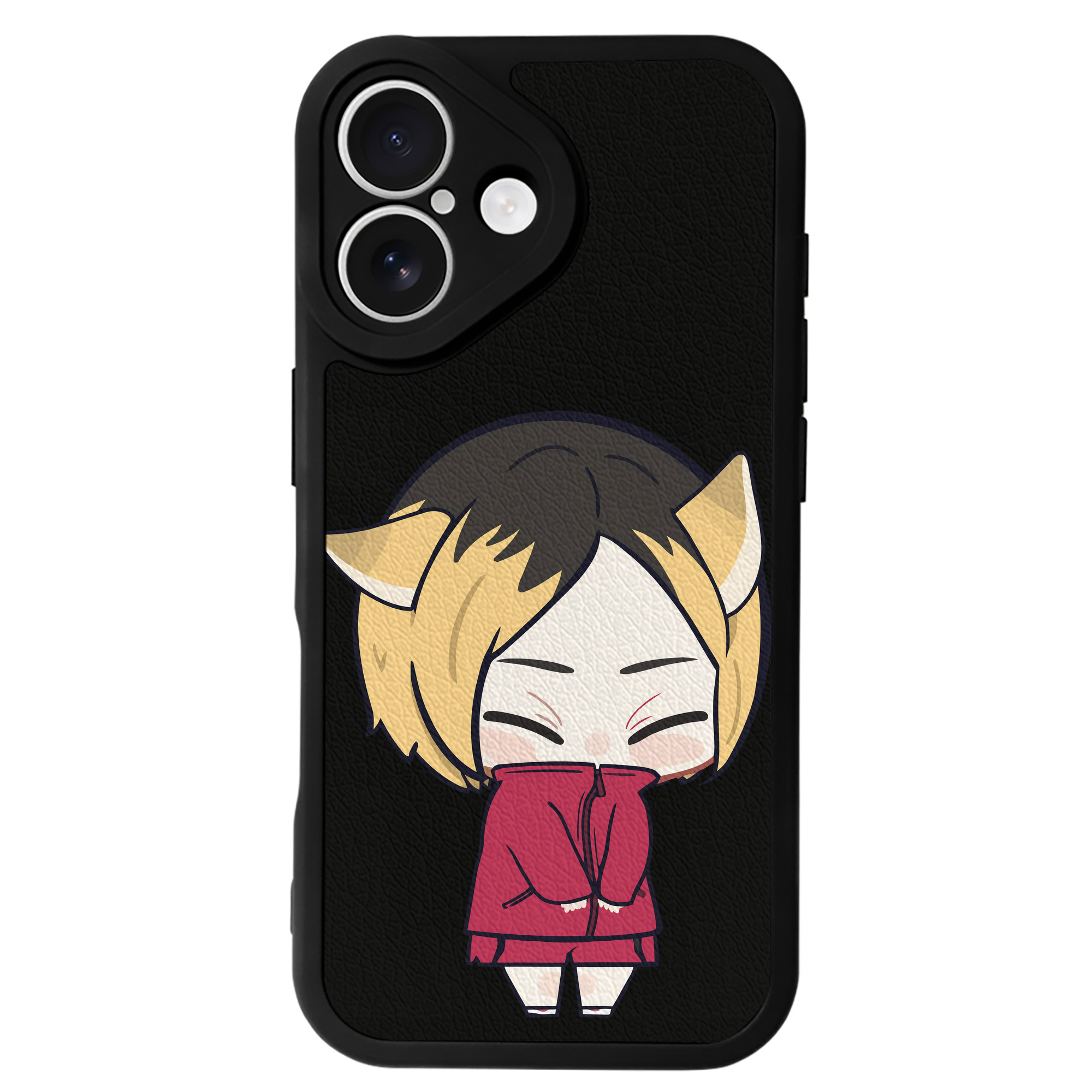 （画像用） ハイキュー!! Haikyu!! 【iPhone 16シリーズ対応】シリコンスマホケース（レザー調） 材質：シリコン
